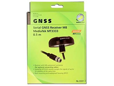 Navilock NL-3331 M8 GPS-ontvanger Voertuigtracker Zwart 1 stuk(s)