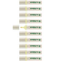 Markeerstift edding 24 eco 2-5mm pastel geel | 10 stuks - thumbnail