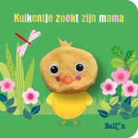 Standaard Uitgeverij Kartonboek met vingerpopje - kuikentje zoekt zijn mama - thumbnail