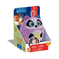 Clementoni baby twinkle twinkle kleine panda paars knuffel nachtlamp - thumbnail