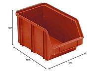 Erro Storage Stapelbakken B3 rood - 164803RO 164803RO - thumbnail