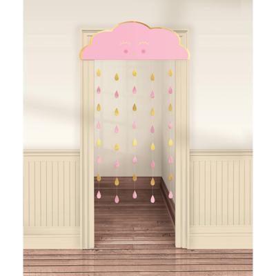 Deurdecoratie Geboorte Meisje Wolkje