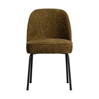 Woood Vogue eetkamerstoel structure velvet brass - thumbnail