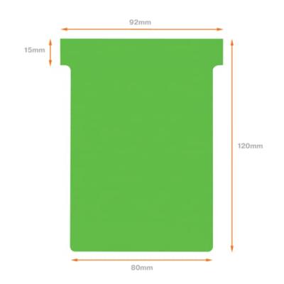 Nobo T-Kaarten Maat 3 Groen (100)
