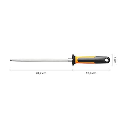 Fiskars 1057549 Wetstaal Zwart, Geel Lengte 327 mm Fiskars 1057549 Wetstaal Zwart, Geel Lengte 327 mm