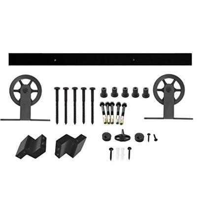 Intersteel Schuifdeursysteem Wheel Top - mat zwart