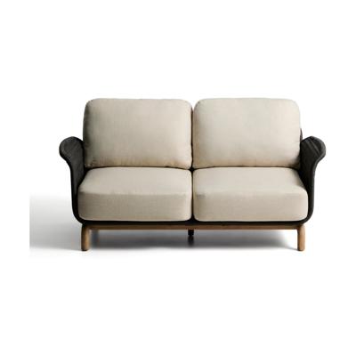 Kave Home Alipa tuinbank 2-zits Ecru