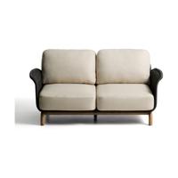 Kave Home Alipa tuinbank 2-zits Ecru - thumbnail