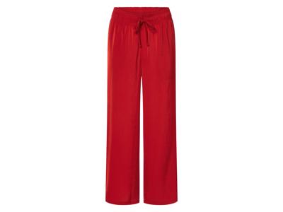 esmara Dames broek satijnlook (Rood, L (44/46))