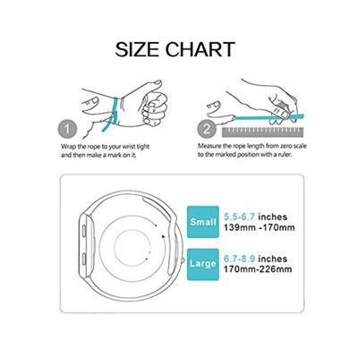 Fitbit Versa 1 / 2 & Lite sportbandje - Maat: Small - Zwart