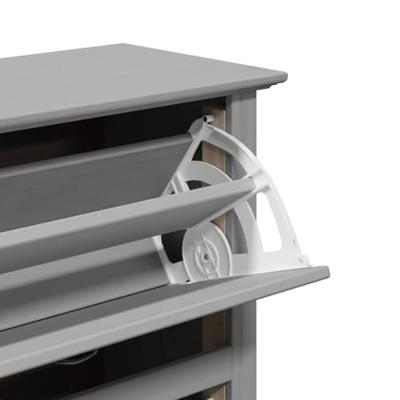VidaXL Schoenenrek bodo 80x35x118 cm grijs