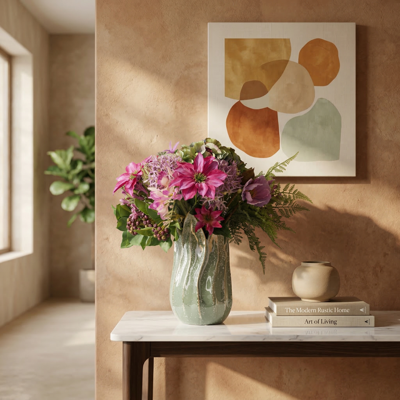 Kunstboeket Britt Gent 40 cm