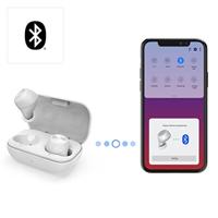Thomson Bluetooth hoofdtelefoon, True Wireless in-ear hoofdtelefoon met microfoon, oordopjes met laadstation, lichte draadloze hoofdtelefoon met spraakassistent en touch-bediening, IPX4, Bluetooth - thumbnail