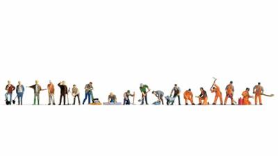NOCH 16111 H0 Aan het werk figuren Geverfd, Staand NOCH 16111 H0 Aan het werk figuren Geverfd, Staand