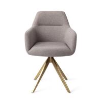 Jesper Home Eetkamerstoel Kinko Turn Gold - Earl Grey - thumbnail