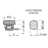 Basi 9000-1359 Hendelslot Zilver - thumbnail