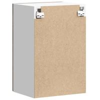 Keukenwandkast Lucca bewerkt hout gerookt eikenkleurig - thumbnail