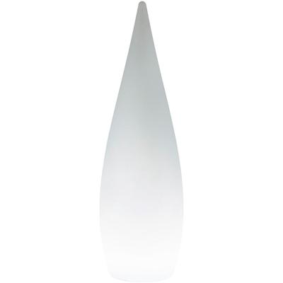 LED Tuin Vloerlamp - 4.5W Warm Wit & RGBW - Dimbaar - Mat Wit Kunststof