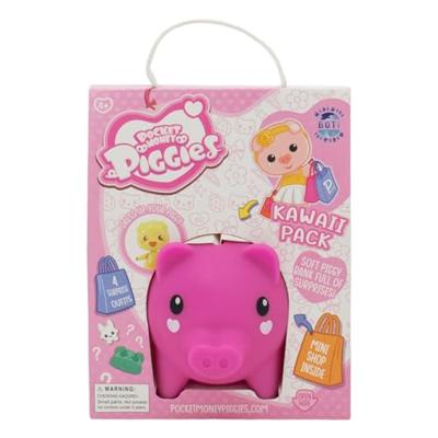 Boti Pockey money piggies speelfiguur met spaarpot - kawaii pack