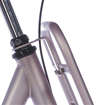 Cortina balhoofd beugel voordrager 24 m brilliant silver mat