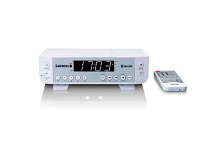 Lenco KCR-100 Keukenradio VHF (FM) Bluetooth Wit Lenco KCR-100 Keukenradio VHF (FM) Bluetooth Wit