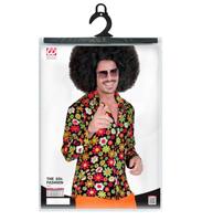 Party Blouse 60&apos;s Bloemen Heren - thumbnail