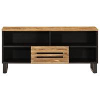 Tv-meubel 100x34x46 cm massief ruw mangohout - thumbnail