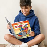 Persoonlijk stripboek met naam en foto - De avonturen van Urbanus 'Herman & Hermien' (Hardcover) - thumbnail