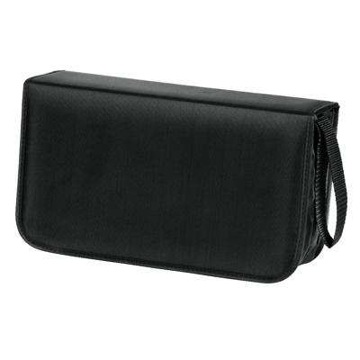 Hama cd wallet nylon 120,zwart Hama cd wallet nylon 120,zwart