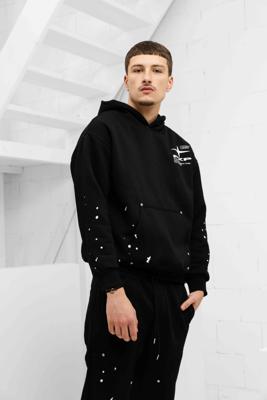 Project X Paris Paint Hoodie Heren Zwart - Maat XL - Kleur: Zwart | Soccerfanshop