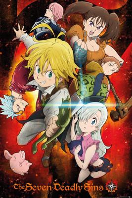 Poster The Seven Deadly Sins - Key Art 1 61x91,5cm Poster The Seven Deadly Sins - Key Art 1 61x91,5cm
