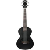 Kala Jazz Tenor Ukulele Metallic Black met soft-case - thumbnail