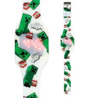 Minecraft Glow in the Dark Digitaal Siliconen Horloge - thumbnail