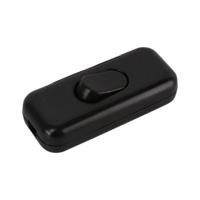 Snoerschakelaar Zwart - 4 Ampere - thumbnail