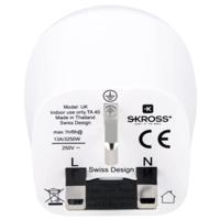 Skross SKR1500230E Reisadapter Europa-naar-uk Geaard - thumbnail