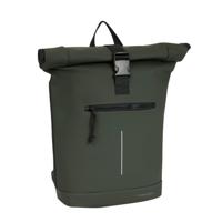 New Rebels Mart New York Nachtgroen 21L Rugtas Rolltop Waterafstotend Laptop 15.6" - thumbnail