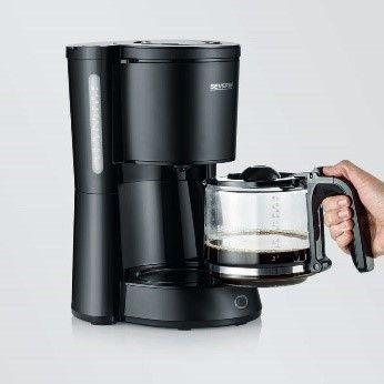 Severin 9554 Koffiezetapparaat Zwart Capaciteit koppen: 10