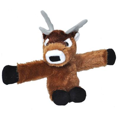 Wild Republic knuffel rendier junior 20 cm pluche bruin/zwart Wild Republic knuffel rendier junior 20 cm pluche bruin/zwart