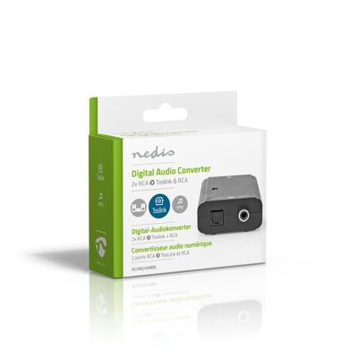 Nedis Digitale Audioconverter | 1-weg | Manueel | Zwart | 1 stuks - ACON2508BK ACON2508BK