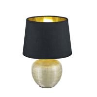 Trio TafellampLuxor 26cm goud met zwart - R50621079 - thumbnail