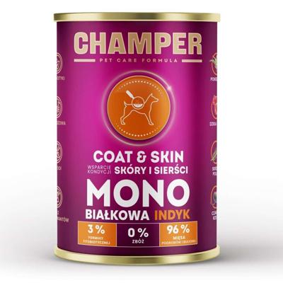 CHAMPER Coat & Skin Salmon - natvoer voor honden - 400g