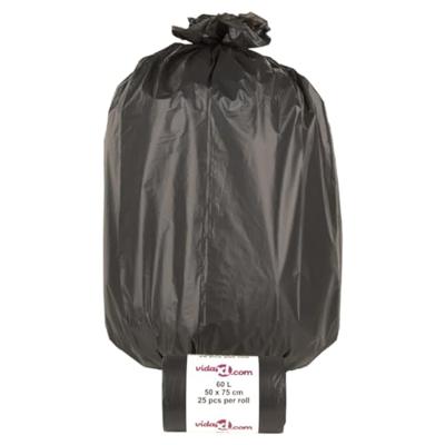 VidaXL Vuilniszakken 250 st 60 l zwart VidaXL Vuilniszakken 250 st 60 l zwart