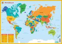 Deltas Educatieve onderlegger - wereldkaart - thumbnail