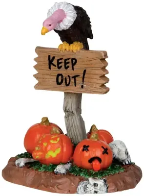 Lemax keep out! accessoire Spooky Town 2012