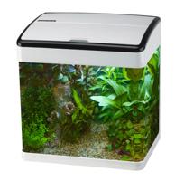 Superfish Panorama 20 Wit Aquarium - 20L LED Aqualed Verlichting, Ingebouwde Filter, Modern Design - thumbnail