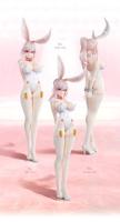 Original Character PVC Statue 1/6 Bunny Girls White 34 cm - thumbnail