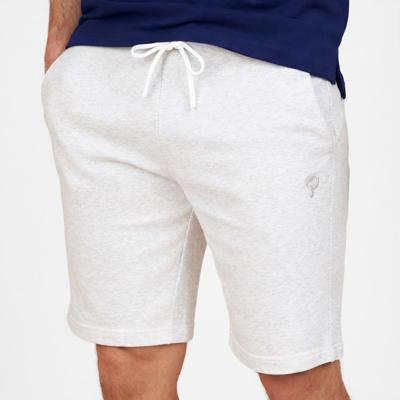Heren Sweatshort Nes | Witgrijs