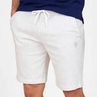 Heren Sweatshort Nes | Witgrijs - thumbnail