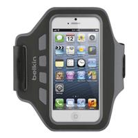 Belkin Slim-Fit Plus-armband (kabelopbergvak, geschikt voor Apple iPhone 5/5s/5c) zwart - thumbnail