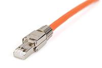 Digitus DN-93634 CAT 6A-veldstekker, RJ45, afgeschermd, AWG 22-27, montageaansluiting zonder gereedschap DN-93634 Stekker, recht Aantal polen (sensoren) 8P8C - thumbnail